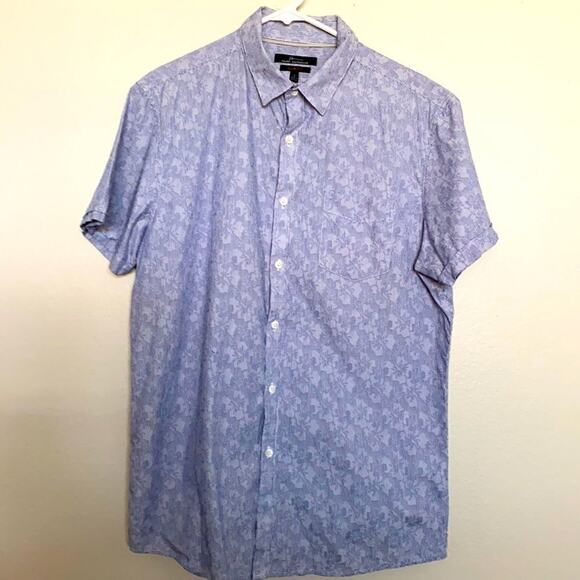Marc Anthony Slim Fit L Short Sleeve Button Down - Picture 1 of 10